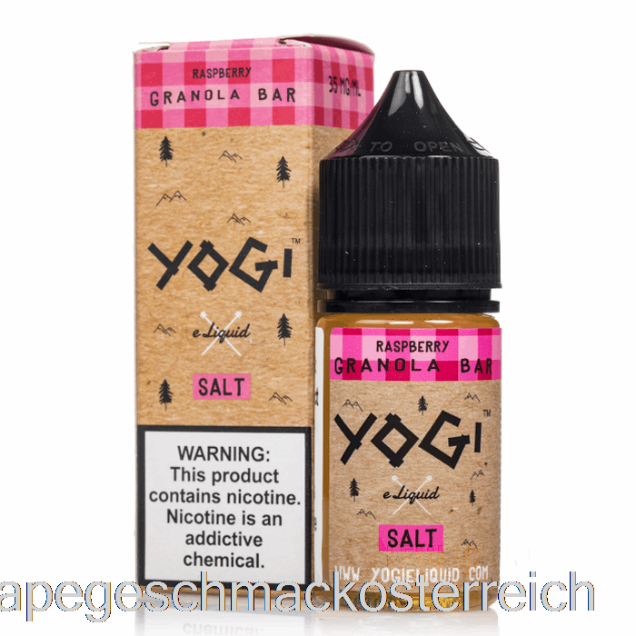 Himbeer-Müsliriegel – Yogi-Salze E-Liquid – 30 Ml, 50 Mg Vape-Geschmack